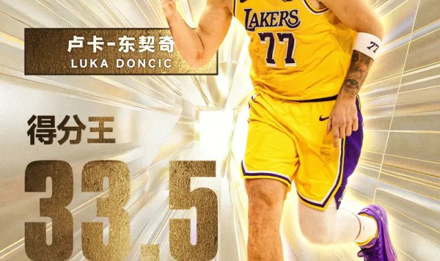 开云体育下载-得分王x2！卢卡-东契奇以场均33.5分荣膺赛季得分王